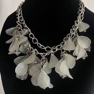 Faux Grey Necklace